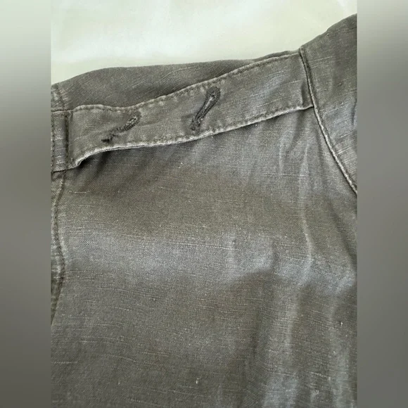 G Star Grey Linen Bomber Jacket size Medium - Picture 9 of 15